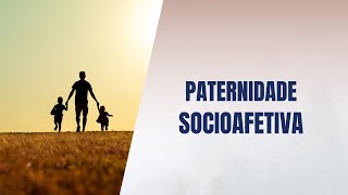 Paternidade socioafetiva [upl. by Royden]