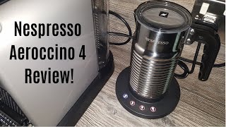 Nespresso Aeroccino 4 Milk Frother Review  Worth upgrading from the Aeroccino 3 [upl. by Eelimaj]