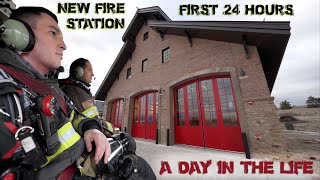 First 24 Hours in a New Fire Station  A Day in the Life [upl. by Helbonnah380]