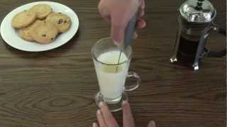 Aerolatte  The Original Steam Free Milk Frother [upl. by Atteyram]