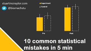 Ten Statistical Mistakes in 5 Min [upl. by Kenna]