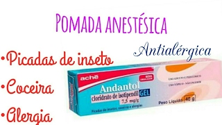 Resenha PomadaAndantol Gel [upl. by Lua]