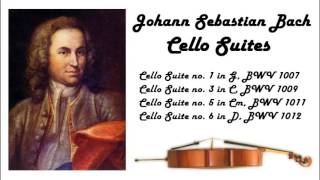 Johann Sebastian Bach  Cello suites in 432 Hz great for reading or studying [upl. by Adena928]