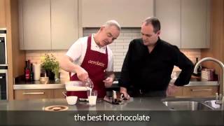 How to make a hot chocolate using an aerolatte milk frother [upl. by Trow16]