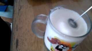 Aerolatte Review Frothing Cold Milk In Under 1 Minute [upl. by Parlin]